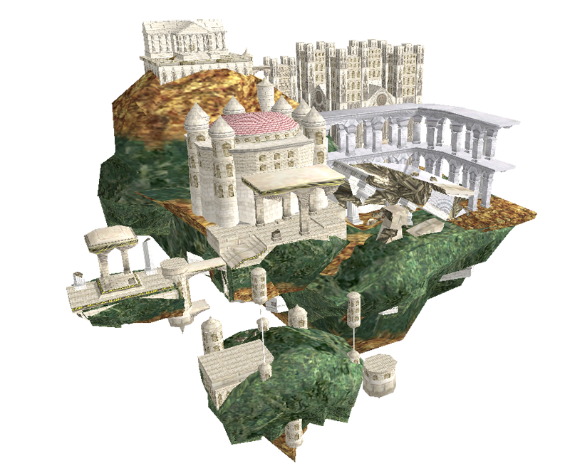 Illustration for article titled Someone Made Hyrule Temple Playable In Smash Bros.